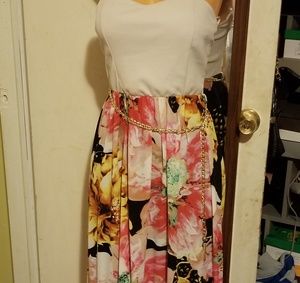 Rainbow Dresses - Floral maxi dress Rainbow Dresses - Floral maxi dress